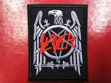 SLAYER…  Embroidered patch  (thrash metal) U.S.A   3592