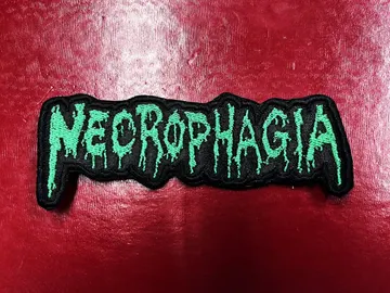 NECROPHAGIA…  Embroidered Patch  (death metal)    U.S.A   4513