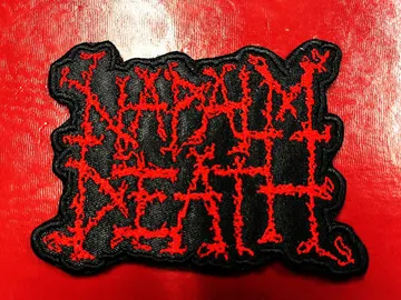 NAPALM DEATH…  Embroidered Patch  (death grind)    U.K   4524