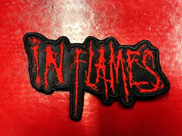 IN FLAMES…  Embroidered Patch  (death melodic)    Sweden  4538