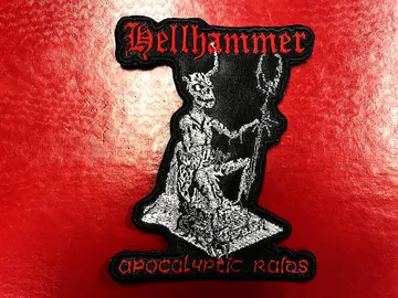 HELLHAMMER…  Embroidered Patch  (epic black)    Switzerland   4546