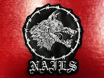 NAILS…  Embroidered Patch  (hardcore)    U.S.A   4550