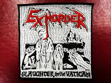 EXHORDER…  Embroidered Patch (thrash metal)   U.S.A   1496