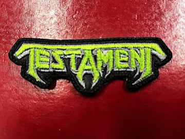 TESTAMENT…   Embroidered Patch   (Thrash Metal)   U.S.A   2909