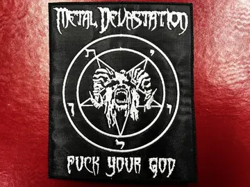 METAL DEVASTATION…   Embroidered Patch   (black metal)   U.S.A.   157