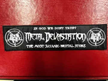 METAL DEVASTATION…   Embroidered Patch   (black metal)   U.S.A.   4177
