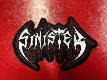 SINISTER…  Embroidered Patch  (black death)    Netherlands   4552