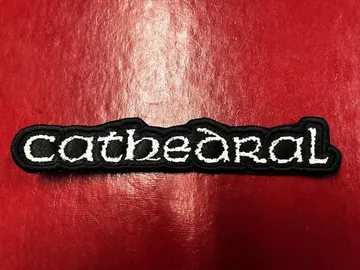 CATHEDRAL…  Embroidered Patch  (doom metal)    U.K   4559