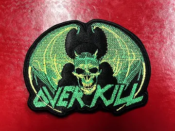 OVERKILL…  Embroidered Patch  (thrash metal)    U.S.A   4576