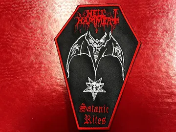HELLHAMMER…  Embroidered Patch  (epic black)    Switzerland   4581