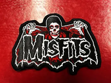MISFITS…  Embroidered Patch  (thrash punk)    U.S.A   4583