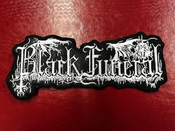 BLACK FUNERAL…  Embroidered Patch  (black metal)    U.S.A   4590