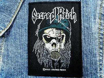 SACRED REICH…  Official Woven Patch  (thrash metal)   U.S.A   (2083)