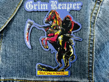 GRIM REAPER…  Woven Patch  (nwobhm)   U.K  3951