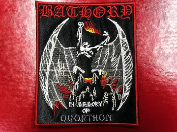 BATHORY…  Embroidered Patch  (epic black)    Sweden    1780