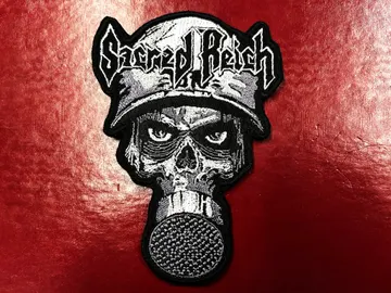 SACRED REICH…  Embroidered Patch  (thrash metal)    U.S.A  2854