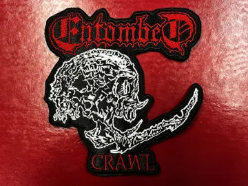 ENTOMBED…  Embroidered Patch  (death metal)    Sweden   4598