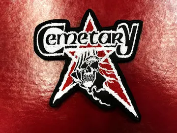 CEMETARY…  Embroidered Patch  (death metal)    Sweden   4605