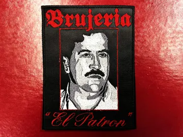 BRUJERIA…  Embroidered Patch  (death metal)    Mexico   4606