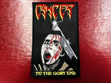 CANCER…  Embroidered Patch  (death thrash)    U.K   4607