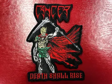 CANCER…  Embroidered Patch  (death thrash)    U.K   4613