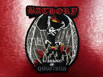 BATHORY…  Embroidered Patch  (epic black)    Sweden    4614