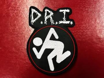 D.R.I…  Embroidered Patch  (crossover)    U.S.A   4620
