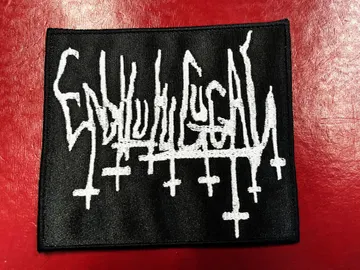 ENBILULUGUGAL…  Embroidered Patch  (satanic noise)    U.S.A   4628