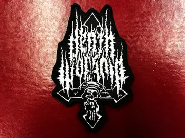 DEATH WORSHIP…  Embroidered Patch  (black death)    Germany    4630