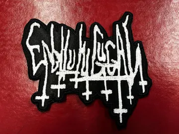 ENBILULUGUGAL…  Embroidered Patch  (satanic noise)    U.S.A   4641