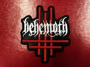 BEHEMOTH…  Embroidered Patch  (death black)    Poland   4646