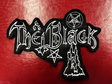 THE BLACK…  Embroidered Patch  (black metal)    Sweden   4648