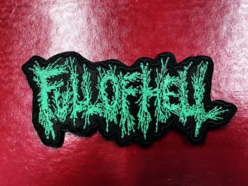 FULL OF HELL…  Embroidered Patch  (hardcore noise)    U.S.A   4654