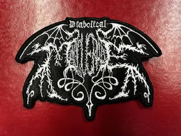 DIABOLICAL MASQUERADE…  Embroidered Patch  (avant-garde black)    Sweden  4666