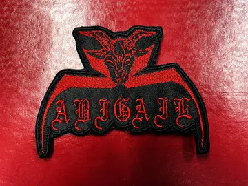 ABIGAIL…  Embroidered Patch  (black metal)    Japan    4671