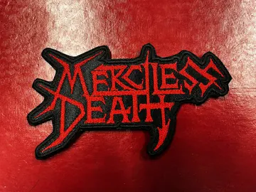 MERCILESS DEATH…  Embroidered Patch  (thrash metal)    Sweden   4674