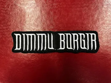 DIMMU BORGIR…  Embroidered Patch  (black metal)    Norway   4682