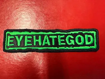 EYEHATEGOD…  Embroidered Patch  (sludge  doom)    U.S.A   4695