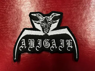 ABIGAIL…  Embroidered Patch  (black metal)    Japan    4696