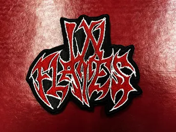 IN FLAMES…  Embroidered Patch  (death melodic)    Sweden  4698