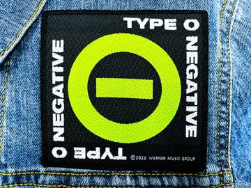 TYPE O NEGATIVE…  Official Woven Patch (gothic doom)   U.S.A   (657)
