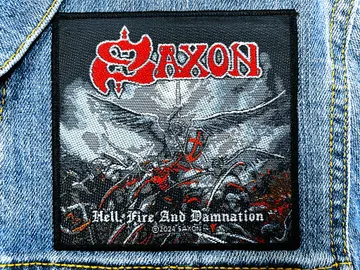 SAXON…  Official  Woven  Patch  (nwobhm)    U.K   (4173)