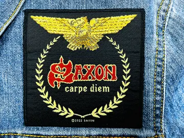 SAXON…  Official  Woven  Patch  (nwobhm)    U.K   (4170)