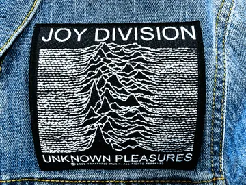 JOY DIVISION…  Official Woven Patch  (new wave)    U.K   (2200)