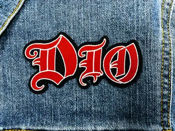 DIO…  Official Woven Patch (heavy metal)    U.S.A   (RAZA004)