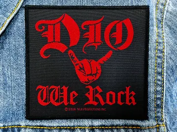 DIO…  Official Woven Patch (heavy metal)    U.S.A   (2918)