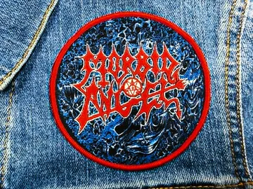 MORBID ANGEL…  Woven Patch  (death black)    U.S.A   (2032)