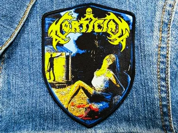 MORTICIAN…  Woven Patch  (brutal death)    U.S.A   (3910)