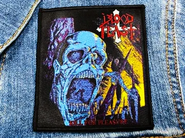 BLOOD FEAST…  Woven Patch  (death thrash)   U.S.A  (4072)