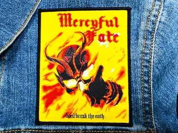 MERCYFUL FATE…  Woven Patch  (heavy metal)   Denmark  (4089)
